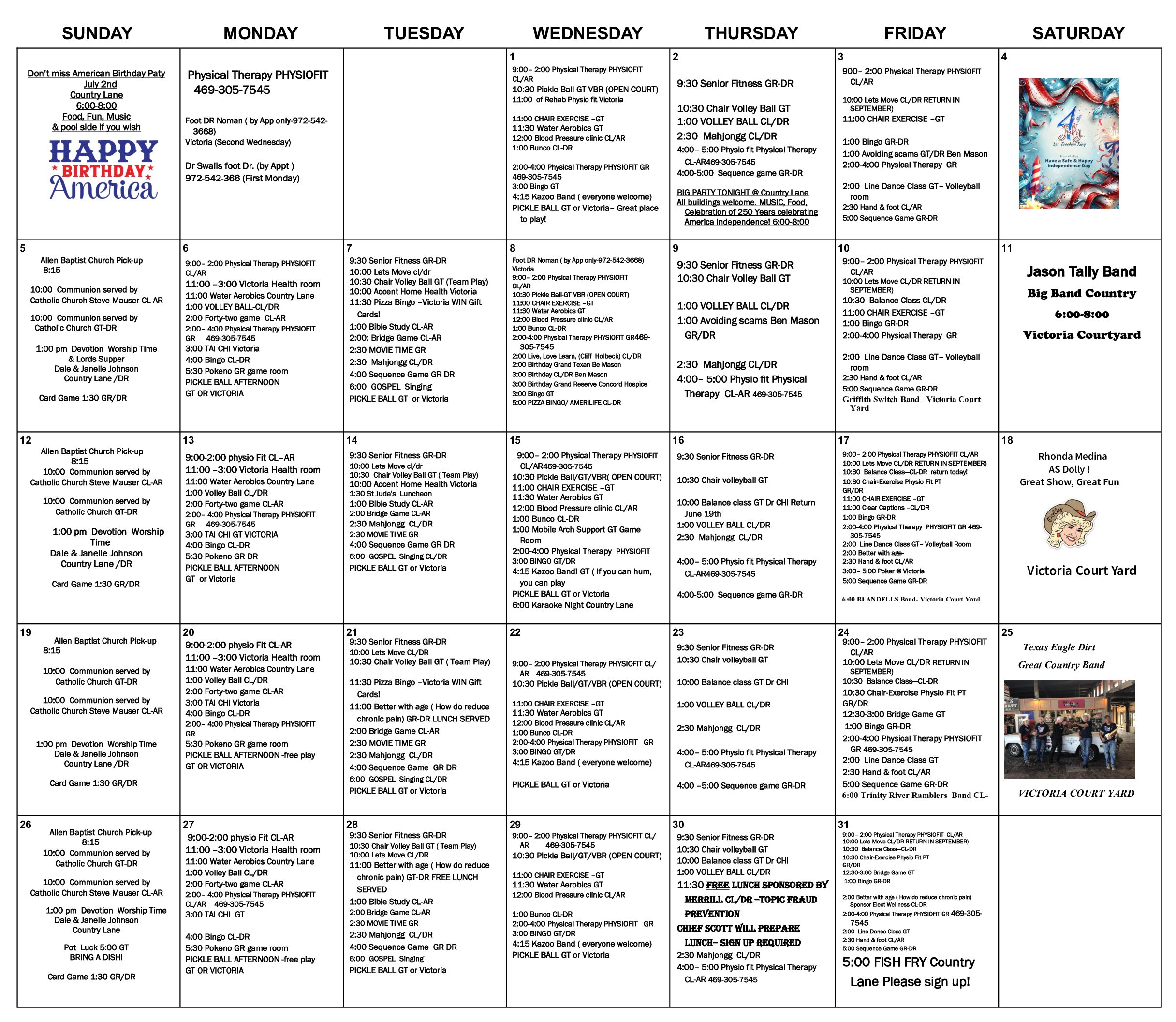 See all events and activities going on at The Victoria In McKinney during May of 2026 and have some fun.
