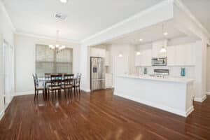 The beautiful, spacious, and bright interiors define premium senior living condos at The Victoria Senior in McKinney, Texas.